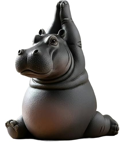 Amazon.co.jp: カバ フィギュア | カバ樹脂装飾品 | Fun カバの置物